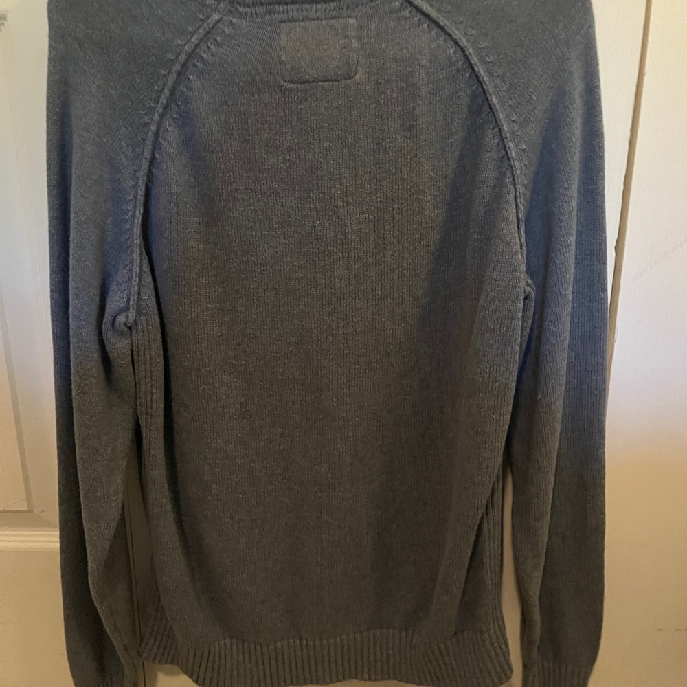 Weatherproof Men's blue/gray Zip-Up Sweater - Picture 6 of 7
